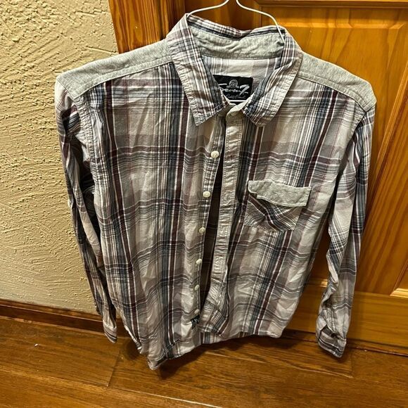 Seven 7 womens size medium button up shirt - Picture 1 of 7